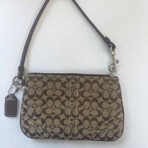 Coach Signature Wristlet